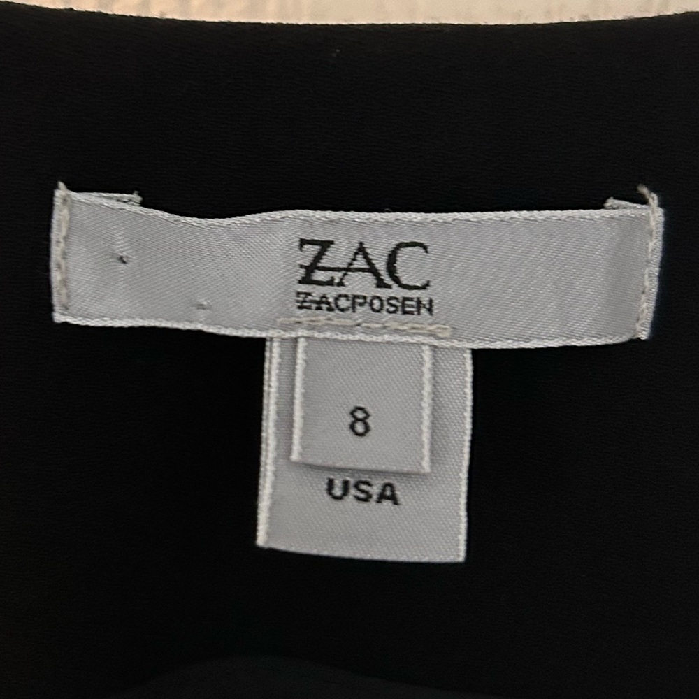 Zac Posen Black Sleeveless Skort Jumpsuit/Romper - Picture 4 of 9